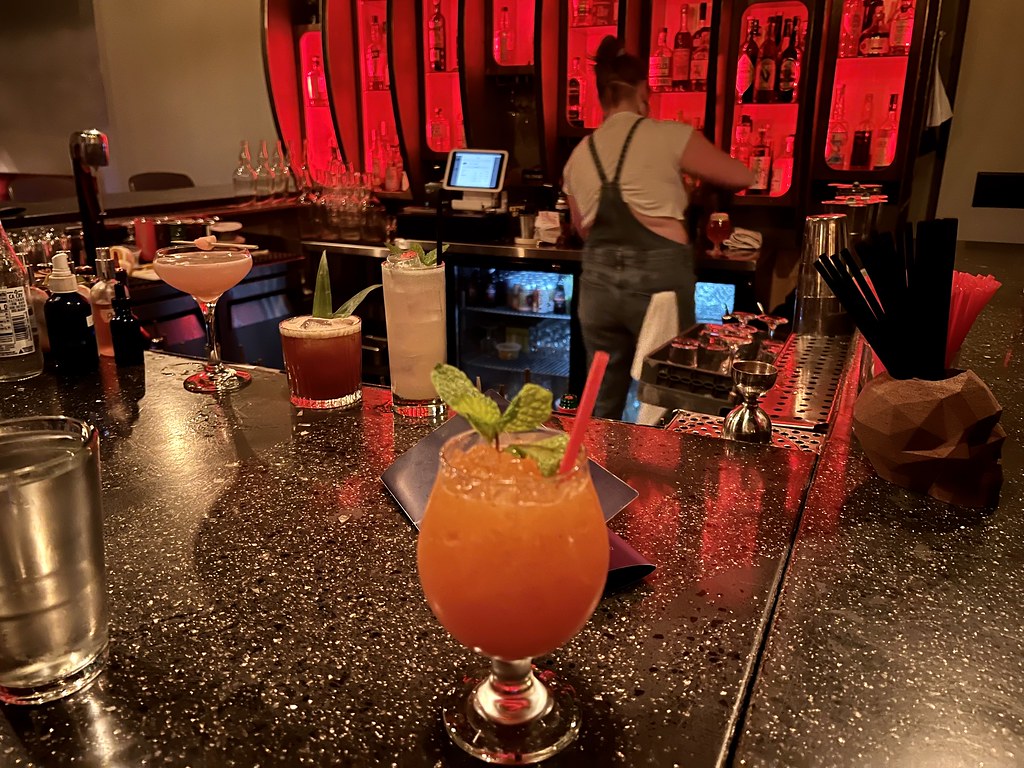 Cocktail bar service at an event